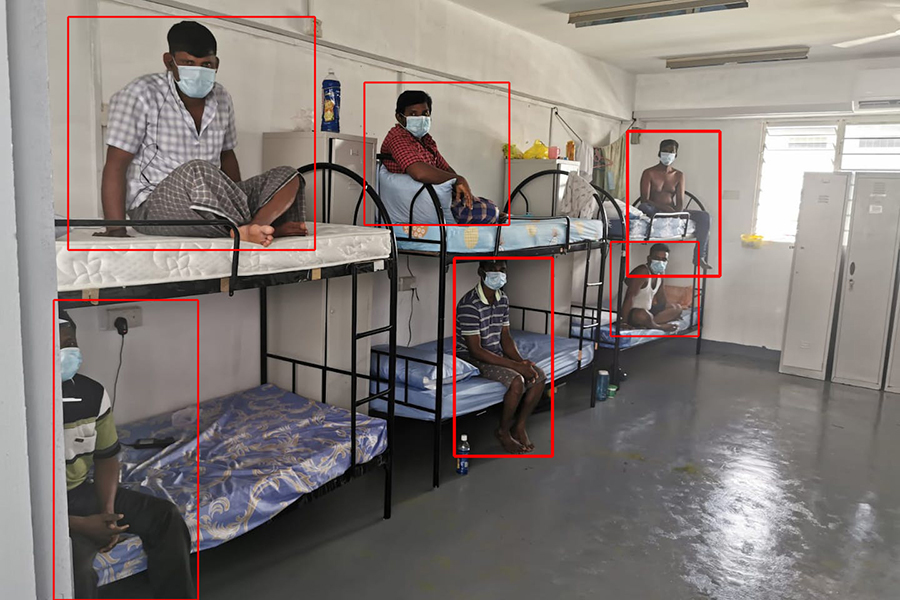 Ada Crowd Density AI - in dormitory for foreign worker AI