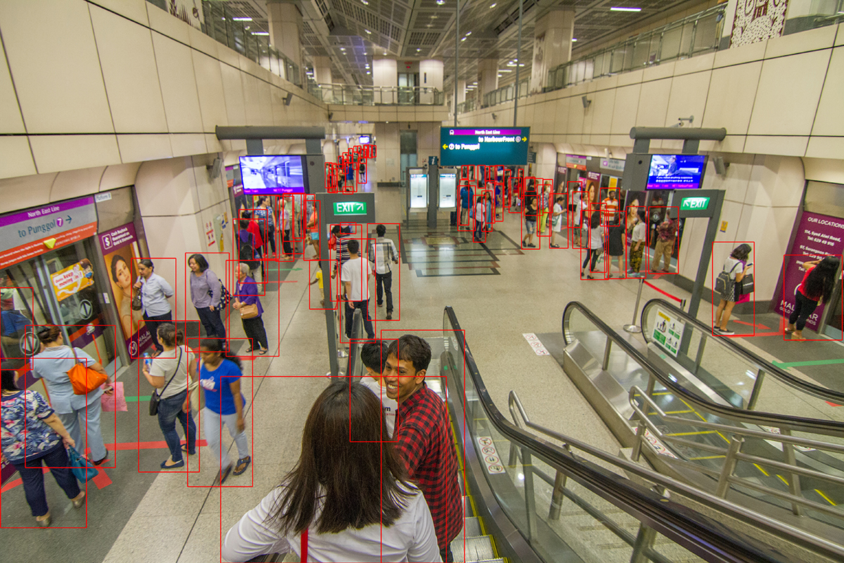 Ada Crowd Density AI -in public transport terminal